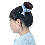 Tubie Scrunchie with 2 Safety Clips for NJ Tube NG Tube Oxygen Tube Feeding Tube Holder