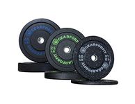 160 LB CRUMB RUBBER BUMPER PLATE SET