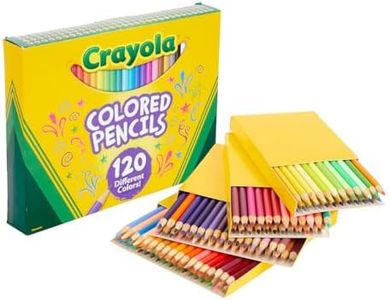 Crayola Colored Pencils Set (120ct), Coloring Book Pencils, Kids Art Supplies, Bulk Colored Pencils, Presharpened, Gifts for Kids, Ages 3+