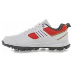 adidas Mens CriHase 23 FTWWHT/Goldmt/BRIRED Cricket Shoes 8 UK (IU7866)