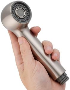 Replacement Sprayer Pull Out Spray Head for Kitchen Sink Pull-Down Faucet G1/2 or 13/16inch Thread 2-Function Stream Aerated Flow- Brushed Nickel