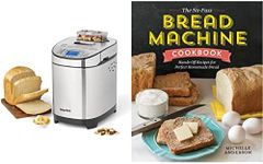 Starfrit 024707 Electric Bread Maker, silver, medium (024707-001-0000) & The No-Fuss Bread Machine Cookbook: Hands-Off Recipes for Perfect Homemade Bread,English