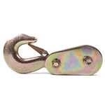 Proplus pulley with safety hooks for cable winches 2 t 7 mm cable.