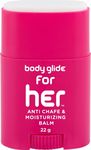 For Her 22g - Body Glide For Her Anti Chafe Balm | Chafing stick with added emollients | Great for dry, sensitive skin and/or sensitive areas | Use on chest, bra, butt, groin, arm, and thigh chafing