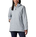 Columbia Women's Switchback Lined Long Jacket, Cirrus Grey, 2X Plus