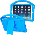 Adocham Kids Case for iPad Mini 5 4 3 2 1,Durable Shockproof Protective Silicone Cover for Apple 7.9 inch Kids iPad Mini/Mini 2/Mini 3/Mini 4/Mini 5 Case with Stand Handle(Blue)