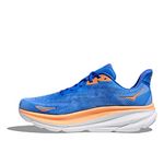 HOKA ONE ONE Men's M Clifton 9 Sneaker, Coastal Sky/All Aboard, 10 UK