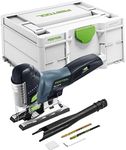 Festool PSC 420 EB-Basic CARVEX Cordless Pendulum Jigsaw with Jigsaw Blade Set, Shatter Protection, in Systainer