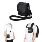 JJC Portable Camera Case Pouch with Strap for Fuji Fujifilm X100VI X100V X100F, Sony A6700 A6400 A6300 A6100 A6000+E PZ 16-50mm Kit Lens, A7C A7CII+FE 28-60mm Kit Lens,Nikon Z30 Z50+16-50mm Kit Lens