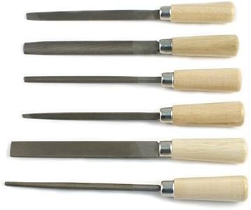 SFC TOOLS Utility File Set - 6 Pieces - Cut #2 - Metalsmith & Beading Jewelry Tools 32-510