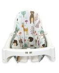 High Chair Cover for IKEA Antilop High Chair,Cotton Cover for Inflatable Cushion, Cushion Cover for High Chairs for Babies and Toddlers, High Chair Accessories, It is Only Cover! (nature green)