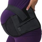 NEOtech Care Maternity Pregnancy Support Belt/Brace - Back, Abdomen, Belly Band (Charcoal, S)