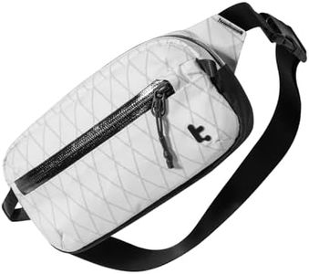 tomtoc 1.5L X-Pac Sling Bag with RFID Blocking, Crossbody Bag Minimalist Chest Shoulder Pack for Men/Women, Water-resistant Lightweight Casual Funny Pack for Travel, Daily Commute