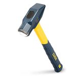 ESTWING Blacksmith's Hammer - 32 oz Metalworking Tool with Fiberglass Handle & No-Slip Cushion Grip - MRF32BS