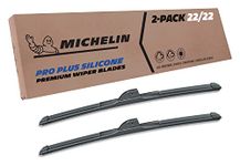 Michelin 40-2222SPBA Pro Plus Silicone Twin Pack 22 inch Wiper Blade Fits Select Toyota, Honda, Hyundai, Kia, Jeep, Chevrolet, Lexus, Nissan, Volkswagen, Mitsubishi Model Years (2 Pack)