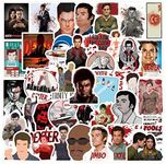 50Pcs Dexter Stickers Pack, TV Show Merchandise Cool Vinyl Waterproof Stickers for Water Bottle,Skateboard,Laptop,Phone,Computer, Car Decals Gifts for Adults Teens Kids for Party Supply