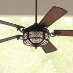 54" Hermitage Golden Forged Outdoor Ceiling Fan