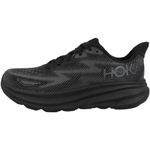 HOKA Men's M Clifton 9 Sneaker, Black/Black, 9 UK