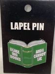 Hot Topic Lapel Pin I Like Big Books And I Cannot Lie New