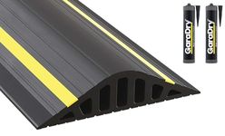 50mm High Garage Door Flood Barrier Threshold Seal Kit ‘GARADAM’ 2.52m | Flexible PVC | Complete Kit Includes 2 Adhesives | GaraDry