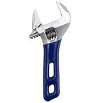 Wide Opening Stubby Adjustable Wrench Spanner with Short Handle 4 inch Chrome Vanadium Steel Forged