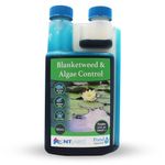 NT Labs Pond Aquaclear, Blanketweed & Algae Control, Blue Dye For Pond Water/Water Features, Stops The Growth of Green Algae and Blanket Weed, Filters Out UV Light (500ml - Treats 28,400L)