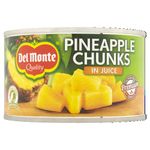 Del Monte Pineapple Chunks in Juice 230g, White