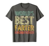 Funny Christmas Shirt World's Best Farter I Mean Father T-Shirt