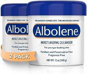 Albolene Face Moisturizer and Makeup Remover, Facial Cleanser and Cleansing Balm, Fragrance Free Cream, 12 oz (2 Pack)