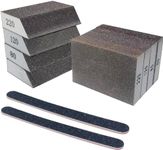 8 Pack Sanding Sponge Square+Angle 