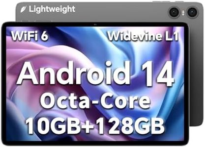 TECLAST P30T Android 14 Tablet, 10.1 inch Tablet Octa-Core 10(4+6) GB+128GB(TF 1TB) Android Tablet, HD IPS Lightweight Tablet WiFi 6, Widevine L1/6000mAh/GMS/2+5MP/Face ID/Metal Body - 2024