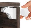 Hoffenbach Serrure Magnétique Invisible pour Sécurité Enfant – 12 Verrous & 3 Clés – Protection pour Placards, Portes & Tiroirs – Blocage Sans Perçage – Blanc