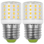 ZHENMING KEI D34L Refrigerator Bulb AC100-265V 3.5W Fridge Light Bulb Replacement, 4W LED Bulb E26 Medium Base Bright Lamp for 40W-60W Freezer Appliance Lighting, A15 Daylight White 5000K, 2 Pack