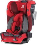 Diono Radian 3QXT SafePlus 4-in-1 Rear and Forward Facing Convertible Car Seat, Safe Plus Engineering, 4 Stage Infant Protection, 10 Years 1 Car Seat, Slim Fit 3 Across, Red Cherry