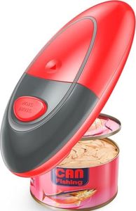 One Touch Electric Can Opener Open Almost Can with Smooth Edge, Electric Can Openers for Kitchen Food-Safe Magnetic Catches Cover, Electric Can Opener for Seniors, Arthritis and Chef