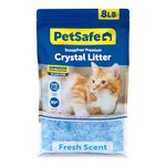 ScoopFree Premium Fresh Scent Crystal Litter, Superior Odor Control, Absorbs 5X Faster, Low Tracking for Less Mess, Lasts up to 2 Months, Lightly Scented (8 lb Bag)