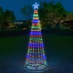 7 ft Lighted Outdoor Christmas Tree