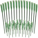 Bright Creations 30 Pack Stem Water Tubes for Flowers with Caps, Extendable Vials for Floral Arrangements, Florist Supplies (6 and 12 Inches)