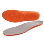 riemot Sport Insoles for Men & Women – Shock-Absorbing Sports Insole for Running, Walking, Cushioned Breathable Shoe Inserts for Hiking, Active Lifestyles Soft Inner Soles, Grey, UK 9