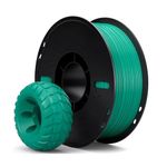 ELEGOO TPU 95A Green Flexible 3D Printer Filament 1.75mm - 1KG with Spool Filament, High Elasticity, ±0.02mm Accuracy, Bubble Free, Tangle Free, Wear Resistant for FDM 3D Printing Machines