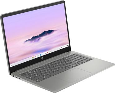 HP Chromebook Plus 15.6" Laptop – i3, 8GB RAM, 128GB SSD, Silver