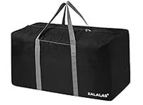 ZALALAS Travel Duffle Bag, 96L Extra Large Lightweight Holdall Bag, Foldable Duffel Bag for Men Women, Black