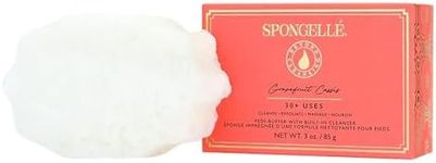 Spongelle Grapefruit Cassis Pedi Buffer| Foot Scrubber with Soap Infused Sponge | Pedicure at Home | Moisturize & Cleanse with our Exfoliating Sponge 30+ uses | Zesty Grapefruit, Cassis & Vanilla