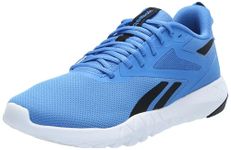 Reebok Men's Flexagon Force 4 Training Shoes Kinetic Blue/Black/Footwear White, Size 7.5