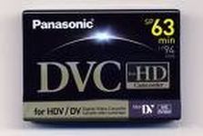 Panasonic AY-DVM 63 HDE MiniDV Blank Blank Cassette Tape