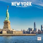 Dayplanner Publishing New York Calendar 2025, Large Square Wall Calendar, 16 Month, New York Gift Travel Calendar