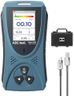 Geiger Counter AEGTEST Radar-5633 Portable Nuclear Radiation Detector with LCD Screen, Rechargeable Dosimeter for Beta Gamma X-ray Detection, Measures in CPM μSv/h μR/h μSv - Blue