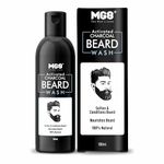 MG8 Activated Charcoal Beard Wash for men 100ml | Anti Dandruff & Natural Beard Wash | Deeply clean The Skin with the Activated Charcoal | Beard Shampoo for Clean & Healthy Beard