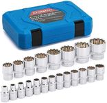 CASOMAN 21PCS 1/2-Inch Socket Spann