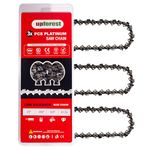 UPFOREST 20 Inch Chainsaw Chain 3 Pack - L81 - .063" Gauge, 325" Pitch, 81 Drive Links Fits Stihl MS290, Stihl MS 271, Stihl MS 270, Stihl MS 280, Stihl MS 260, Stihl 36, Stihl 28, Stihl 24(22YL81X3)